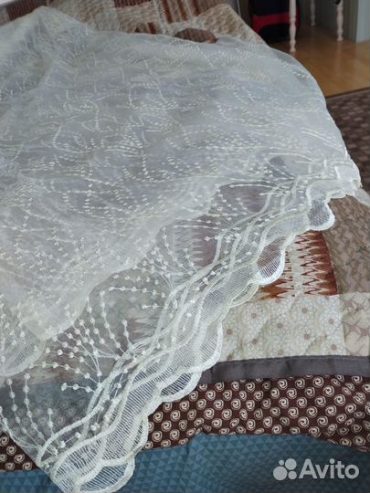 Тюль-занавеска сливочная 4*280