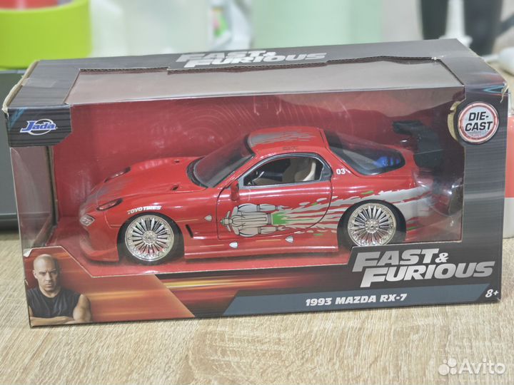 Jada mazda rx-7 1/24