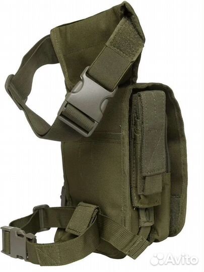 Сумка тактическая набедренная Юнармия с вышивкой