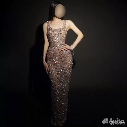 Сверкающее платье на фотосессию