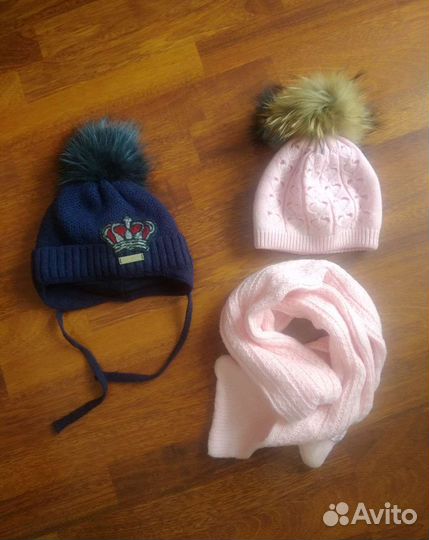 Шапки и кепки 3-10 лет