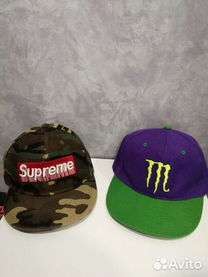 Бейсболка снепбек supreme, monster