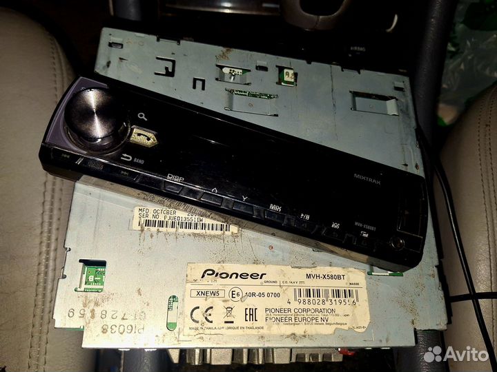 Магнитола pioneer mvh x580bt