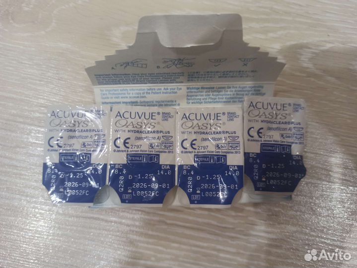 Линзы контактные acuvue oasys двухнедельные