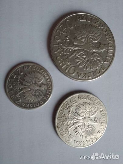 Серебро Польши монеты