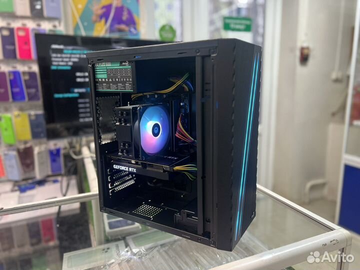 Новый игровой компьютер RTX 3050/I3-10105F/16GB