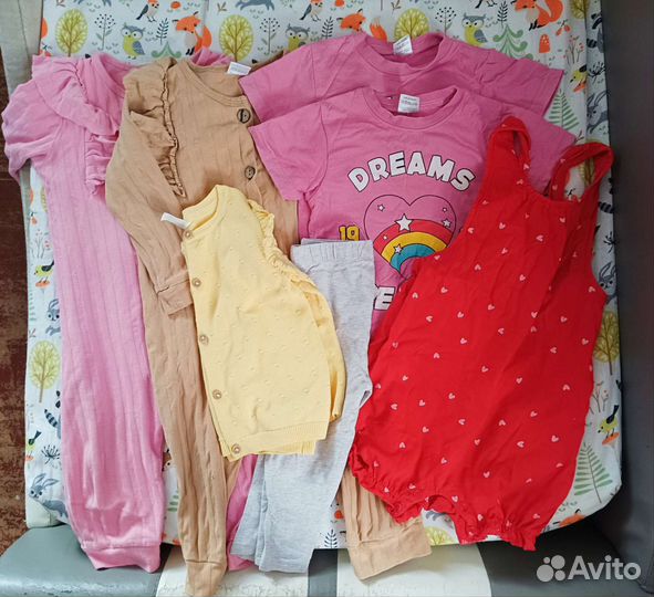Детские вещи для девочек пакетом