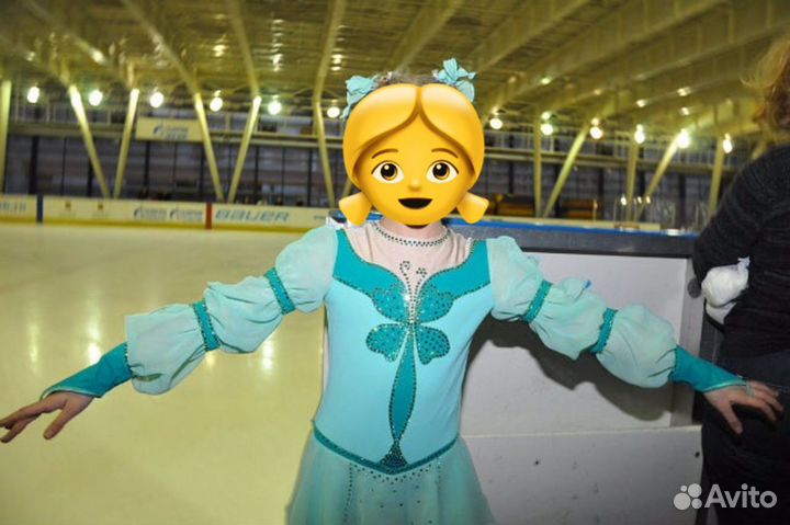 Красивое платье для фигурн.катания на 6-8 лет
