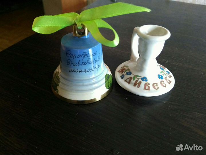 Колокольчики металлические (латунь),фарфоровые