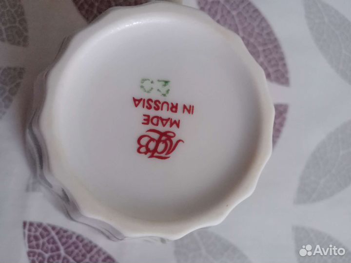 Чайная пара фарфор лфз