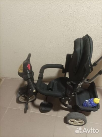 Детский велосипед коляска с ручкой