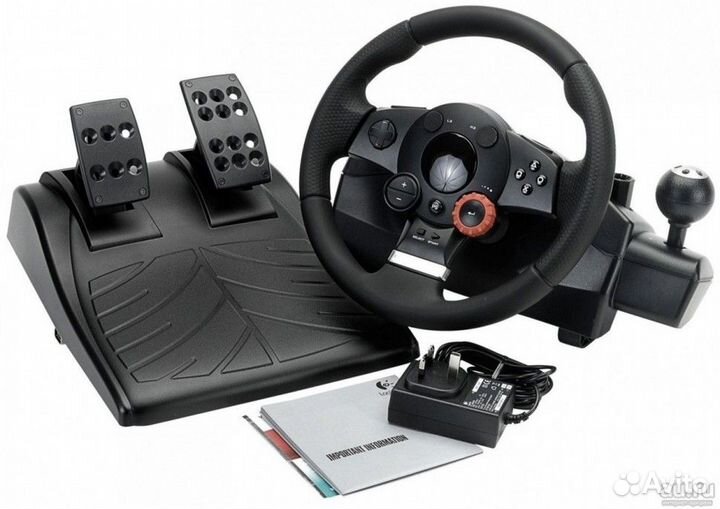 Игровой руль logitech driving force gt