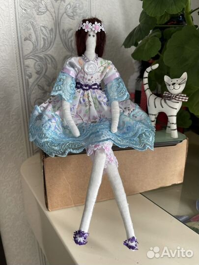 Текстильная кукла тильда