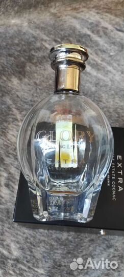 Коробка и бутылка/штоф, коньяк Leyrat Glory Extra