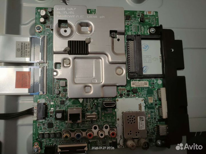Блок питания, платы, подсветка телевизора lg