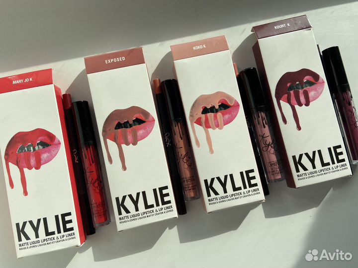 Матовая помада+карандаш