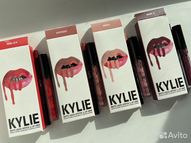 Матовая помада+карандаш