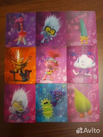 Карточки тролли 