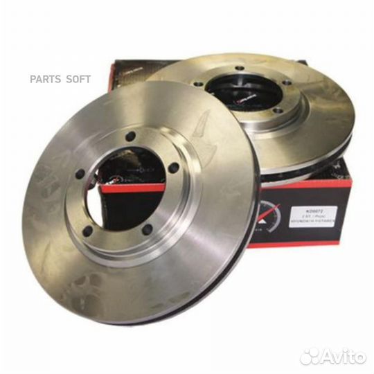 Kortex KD0072 Диск торм. пер.вент.254x24 5 отв