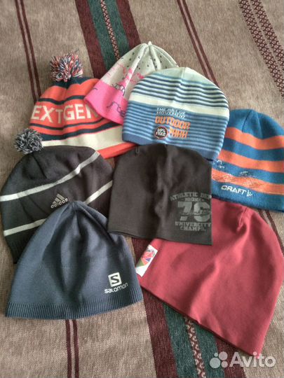 Шапки для мальчика на 7-12 лет