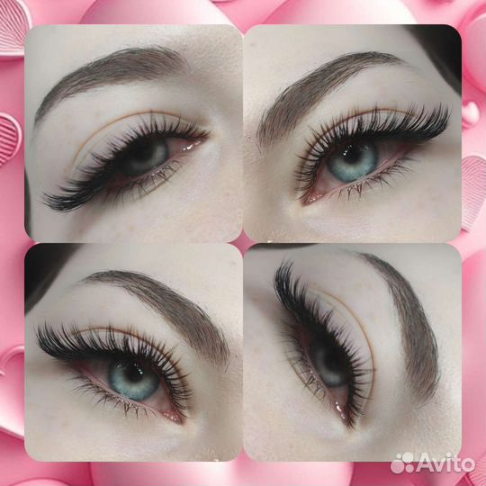 Наращивание ресниц/Ламинирование/Оформление бровей