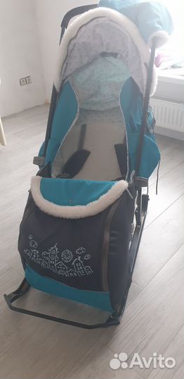 Коляска санки