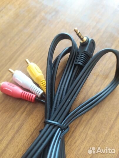 Кабель AUX 3.5 мм Jack на тюльпан 3xRCA