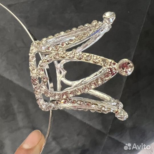 Ободок с короной для дневочки