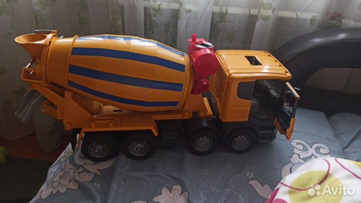 Брудер bruder мусоровоз и бетономешалка bruder