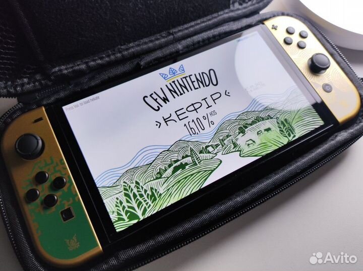 Nintendo switch oled прошитая Zelda edition