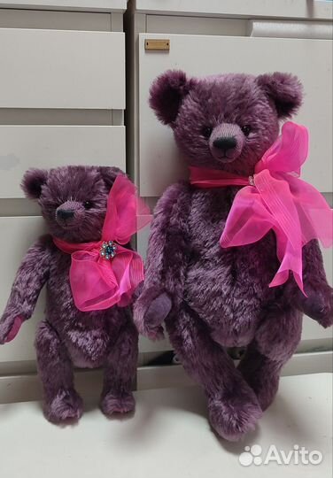 Мишки Тедди разные ручной работы