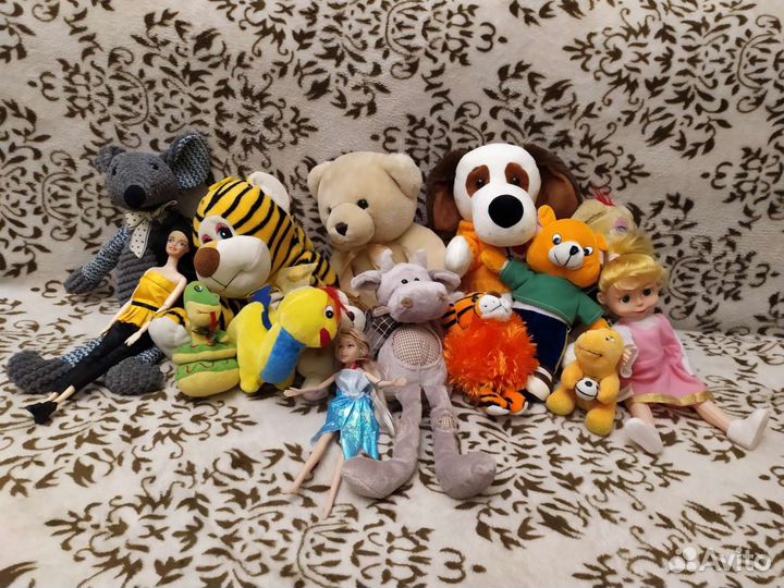 Новые и б/у мягкие игрушки(тигр)