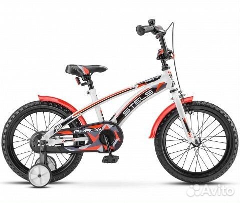 Велосипед Arrow Stels 16д. белый-красный