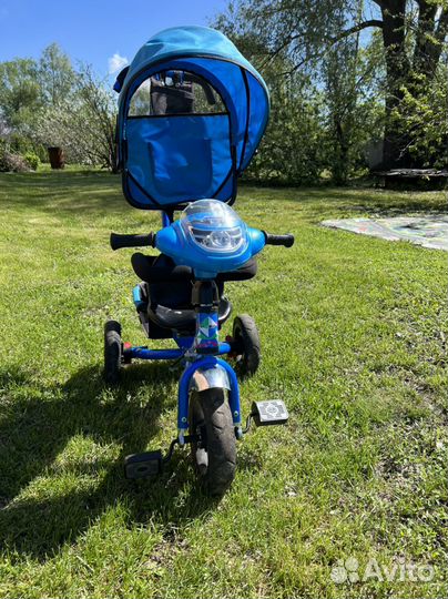 Велосипед трехколесный детский с музыкой