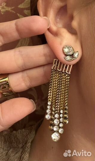 Серьги dior оригинал