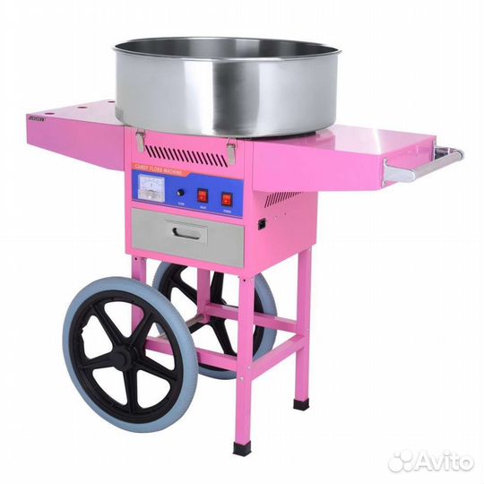 Аппарат для сахарной ваты с тележкой