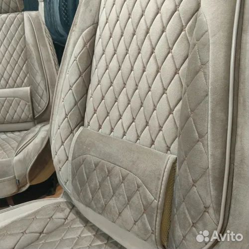 Чехлы на сиденья авто из Алькантары комплект