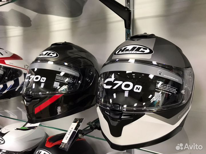 Мотошлем HJC C70N sway MC1 M