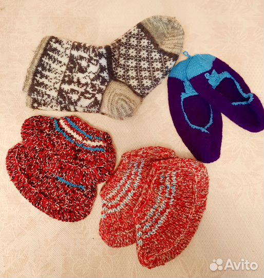 Носки для всей семьи Комплект (ручная работа)