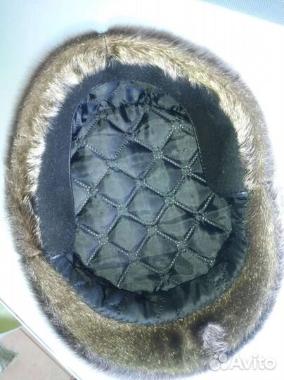 Меховая мужская кепка