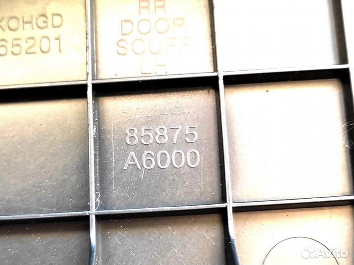 Накладка порога левая (внутренняя) (2012-2017) Hyu