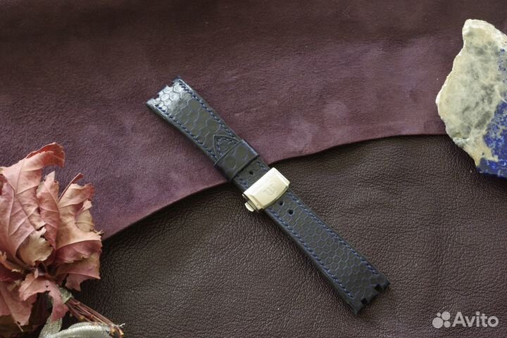 Ремешок для часов. Handmade. Кожа змеи