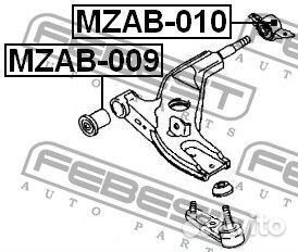 Сайлентблок передний переднего рычага