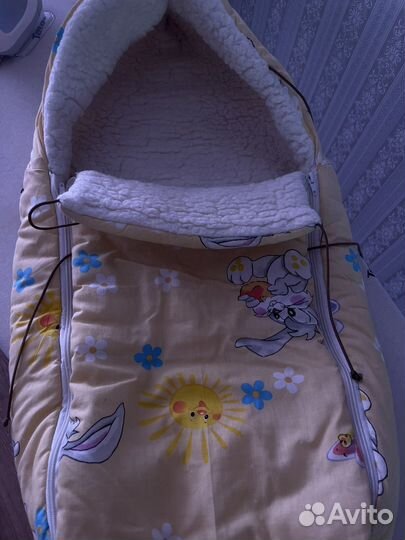 Теплый конверт в коляску