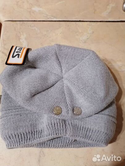 Шапки двойные женские