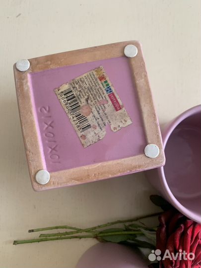 Кашпо керамическое ваза горшок для цветов