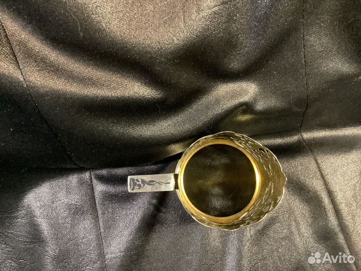 Подстаканник серебряный СССР