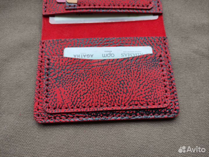 Обложка для автодокументов кожа