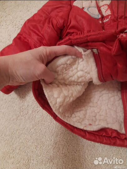 Зимний детский полукомбинезон и куртка 92-98