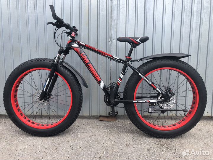 Фэтбайк новый Love Freedom 24 скорости